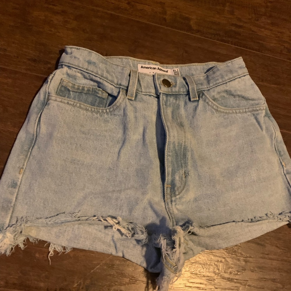American Apparel Jean Shorts